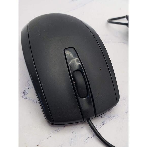 Genuine HP MSU0923 USB Wired Optical Mouse 697738-001 Black Tested - Picture 4 of 5